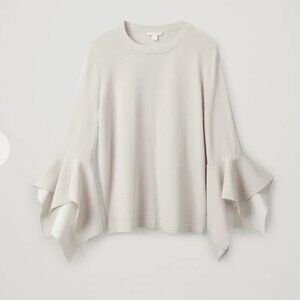 COS Draped Sleeve Top XS